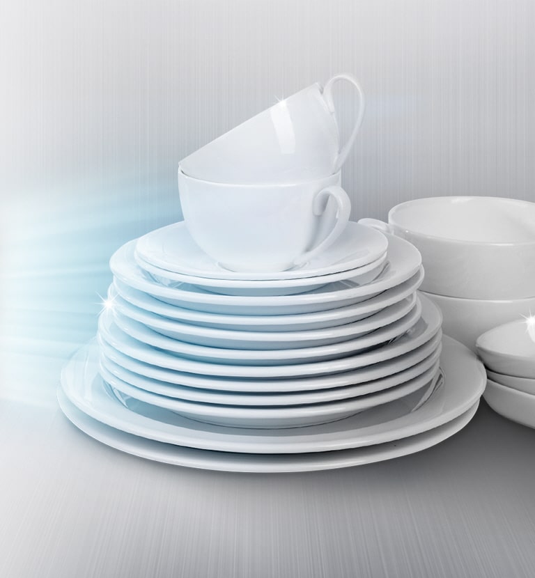 UV Sanitization Hygienic Dishes with No Bacteria